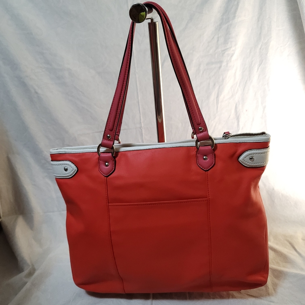 Coach Smooth Leather color block Tote - Picture 11 of 11